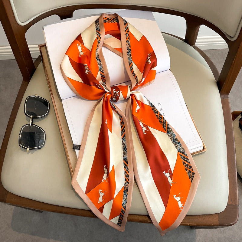 Long Silk Orange