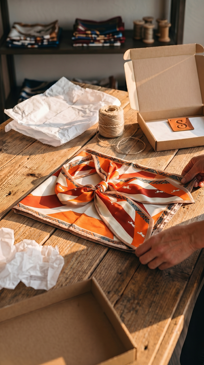 Long Silk Orange